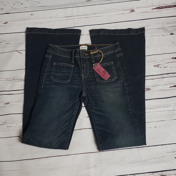 Sneak peek Jeans juniors size 1 nwt midrise - Picture 2 of 6